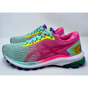 ASICS GT-1000 9‎ Tokyo Running Shoes Womens US 8 Retro Tropical Palm FlyteFoam